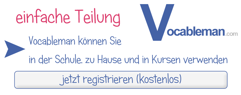 Neues Vocableman-Konto erstellen